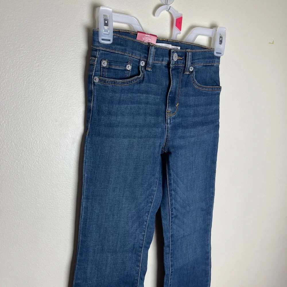 Levis Youth Flare Jeans Medium Wash‎ Denim Pants 726 Flare Size M 7/8 NWT